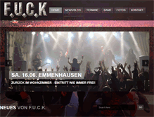 Tablet Screenshot of fuck-band.de